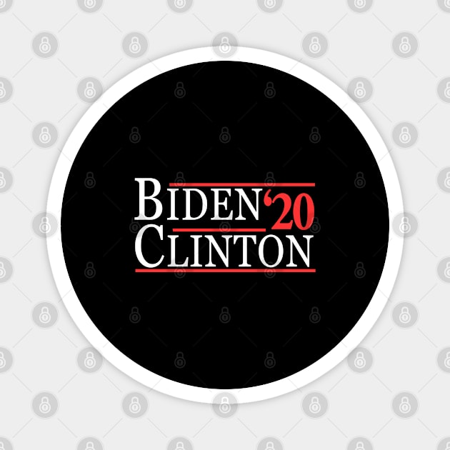 Joe Biden Hillary Clinton 2020 Magnet by Flippin' Sweet Gear